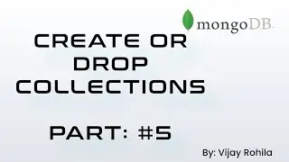 How to Create Collection & Drop Collection into Database in MongoDB | MongoDB Tutorial in Hindi