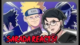 Sarada REACTS to Naruto x Death Note