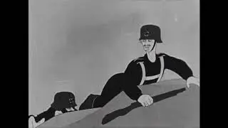 Как Вася Теркин призываться шел. Советский мультфильм. 1941 год.