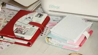 New planner holder. My new assistant - Silhouette Portrait 2 plotter
