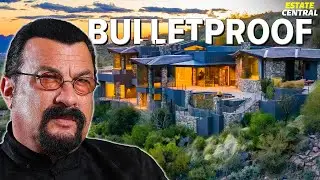 Inside Steven Seagal's BULLETPROOF Desert Mansion