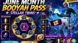 June Booyah Pass Free Fire 2026 😱