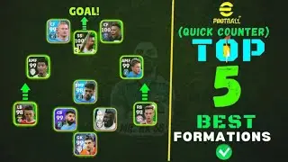 Top 5 Best Formations For Quick Counter In eFootball 2024