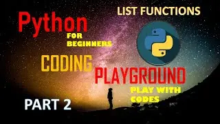 #12 Python List Functions 2 | Python Tutorials for Beginners [List functions 2] | Part 2 #Python