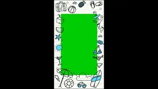 Scribble frames green screen video | light glowing effect frames | green screen light scribble video
