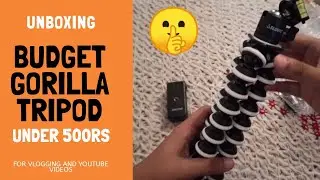 Best Budget Gorilla Tripod with bluetooth remote for youtube videos and vlogging under 500Rs