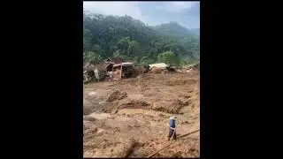 Syairan Bencana longsor dan banjir yang berada di Kecamatan cipongkor