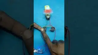 DC Motor, relay and push button switch