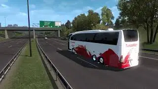 Euro Truck Simulator 2 Bus trip to Ioannina with MB Travego SE 17 SHD