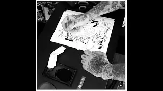 Zen Black Irezumi - Tattoo Flash Portfolio - 2017