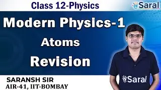 Modern Physics-Atoms Revision- Physics Class 12, JEE, NEET