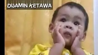 BIKIN NGAKAK VIDEO LUCU. BAYI LUCU MENIRUKAN APA KATA MAMA.