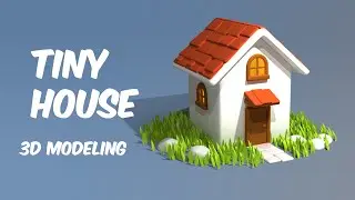 Model a Tiny Cartoon House in Blender