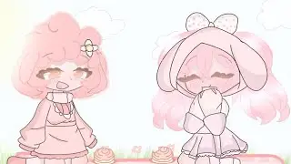 My melody & my sweet piano speed paint 🧁🧋🌸