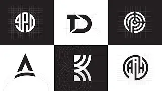 Easy Grid Logo Design Process | Illustrator Tutorial