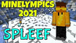 SPLEEF EVENT IN THE MINECRAFT OLYMPICS! (Minelympics Day 6)