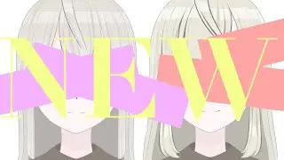 【自作】ついに2人の新3Dモデルが出来たぞ！！【blender/オリジナル3Dキャラクター】
