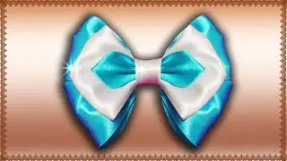 МК/DIY | БАНТ ИЗ ЛЕНТЫ | КАНЗАШИ СВОИМИ РУКАМИ | KANZASHI FLOWER