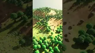 UNREAL ENGINE 5 PCG Forest Procedural #gamedevelopment #gameengine #unrealengine #gaming #gamedev