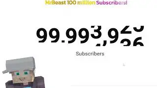 Minecraft animation MrBeast Hits 100 Million Subscribers😆 #minecraft #mrbeast #memes #shorts