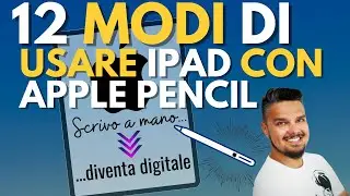 12 FUNZIONI che DEVI CONOSCERE se hai IPAD ed APPLE PENCIL