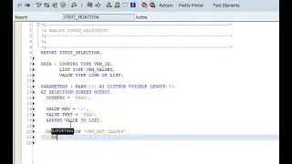 How to create drop down list in selection screen in SAP ABAP | Listbox in Selection Screen  - Part 3