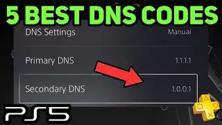 PS5 THE BEST 5 DNS SERVERS (New!)