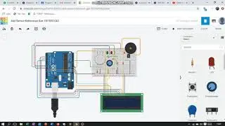 Alat Sensor Kebocoran Gas Menggunakan Tinkercad