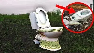 EXPLOSION of TOILET by PETARDS !!!