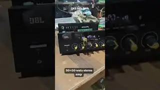 50+50 watts | Stereo amplifier | GKS Info Tech