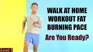 30-Minute Walk At Home Workout Fat Burning Pace 🔥250 Calories🔥