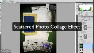 Scattered Photo Collage Effect