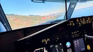 Madeira(LPMA) approach in msfs (homecockpit)