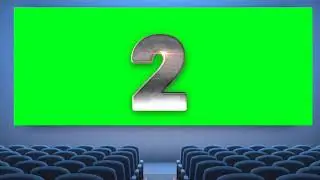 Movie Starting in 10 seconds Green Screen || Cinema Hall Green Screen No copyright video