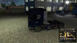 Едем с грузом по Польше в Euro truck simulator