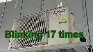 Breakdown & repairs starMEX air conditioner { blink 17 times }
