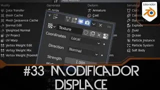 #33 Displace Modifier en Blender 2.9 - Modificadores Blender