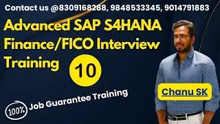 Advanced SAP S4HANA Finance Interview Training -10: SAP FICO Interview Preparation