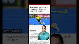 What would you do here? #Australia #Finger #Amputation #Olympics #hospital #dr #Medical #FieldHockey