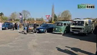 Parts For Dubs fra Tistrup havde inviteret til træf "Dub meeting" for VW/Folkevogne på Krarupvej.