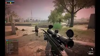 Sniper overwatch while Creep (Acoustic version) by Radiohead plays on your personal speaker | SQUAD
