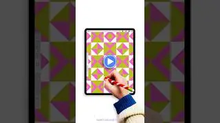 Geometric Pattern in Procreate
