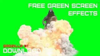 GREEN SCREEN FX - GODZILLA #1