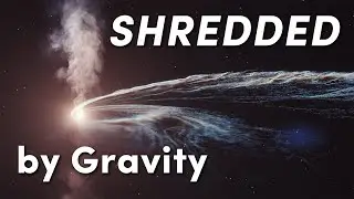 How a black hole destroys a star!