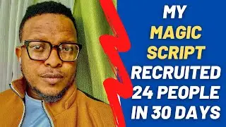 HOW I RECRUITED 24 PEOPLE INTO MLM IN 30 DAYS
