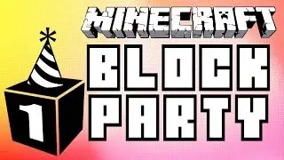 Minecraft: БлокПати #1 - Прыжки по шерсти. =3