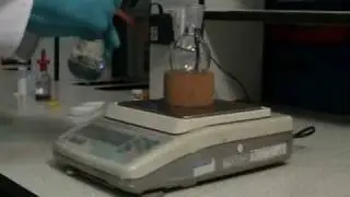 Weighing compounds using a balance
