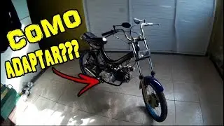 COMO COLOCAR O MOTOR 4 TEMPO NA MOBILETE
