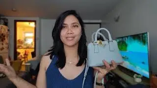 what fits Prada mini Saffiano bag| preloved| crossbody