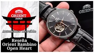 Review of the Orient Bambino Automatic Japanese-made Formal Watch in Spanish Open Heart